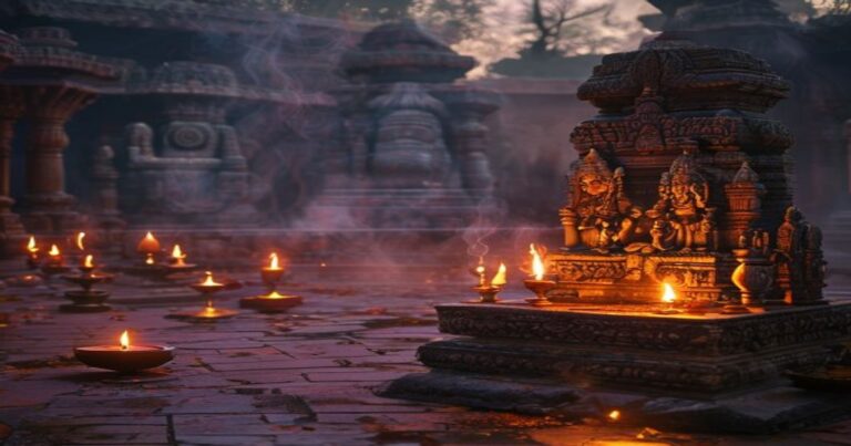 The Divine Cosmic Hierarchy: Why Navagrahas Dwell in Shiva Temples but Are Absent in Vaishnava Shrines