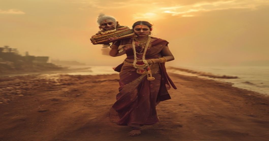 The Modern Shravan Kumar: Devoted Daughter-in-Law Carries Mother-in-Law on Sacred Kanwar Yatra