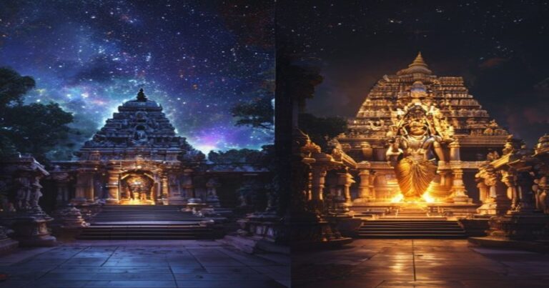 The Cosmic Division: Why Navagrahas Rule in Shiva Temples but Are Absent in Vaishnava Shrines