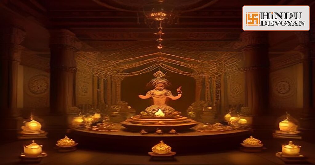 The sacred Shivling of Mahakaleshwar temple adorned with Bhang and Bhasma during the early morning Sawan Aarti in Ujjain.