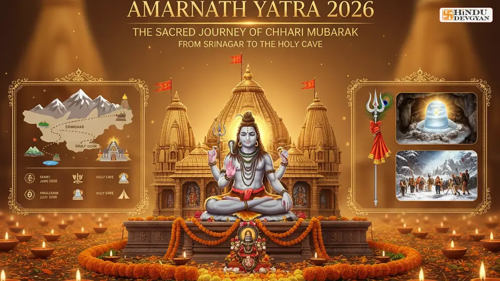 Amarnath Yatra 2026: The Sacred Journey of Chhari Mubarak from Srinagar to the Holy Cave