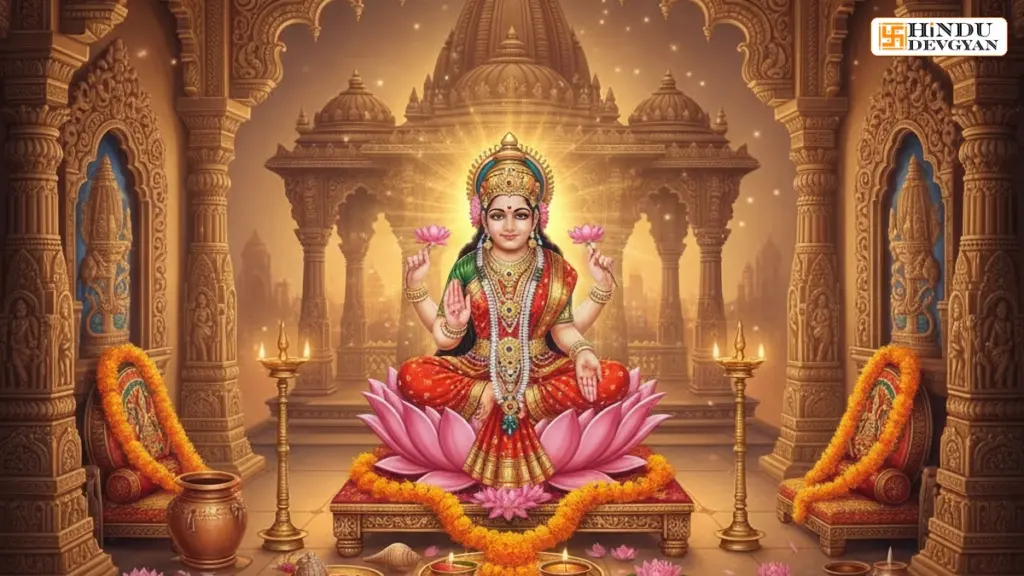 Pristine Hindu Puja Room with Divine Aura