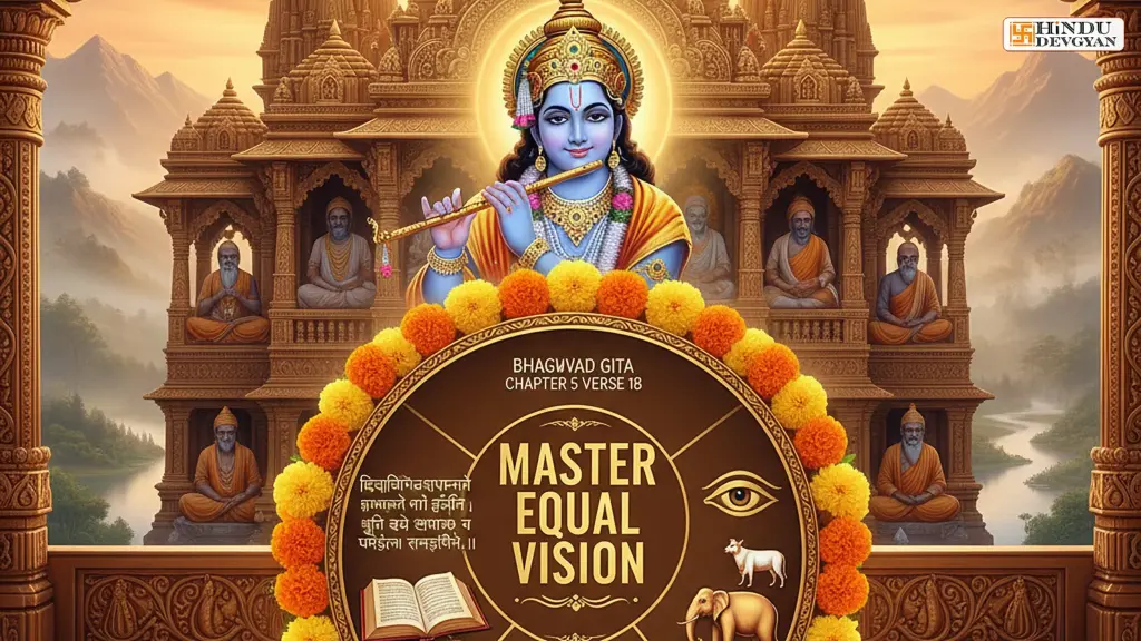 Master Equal Vision: Bhagavad Gita Chapter 5 Verse 18 Reveals the Secret to Spiritual Peace