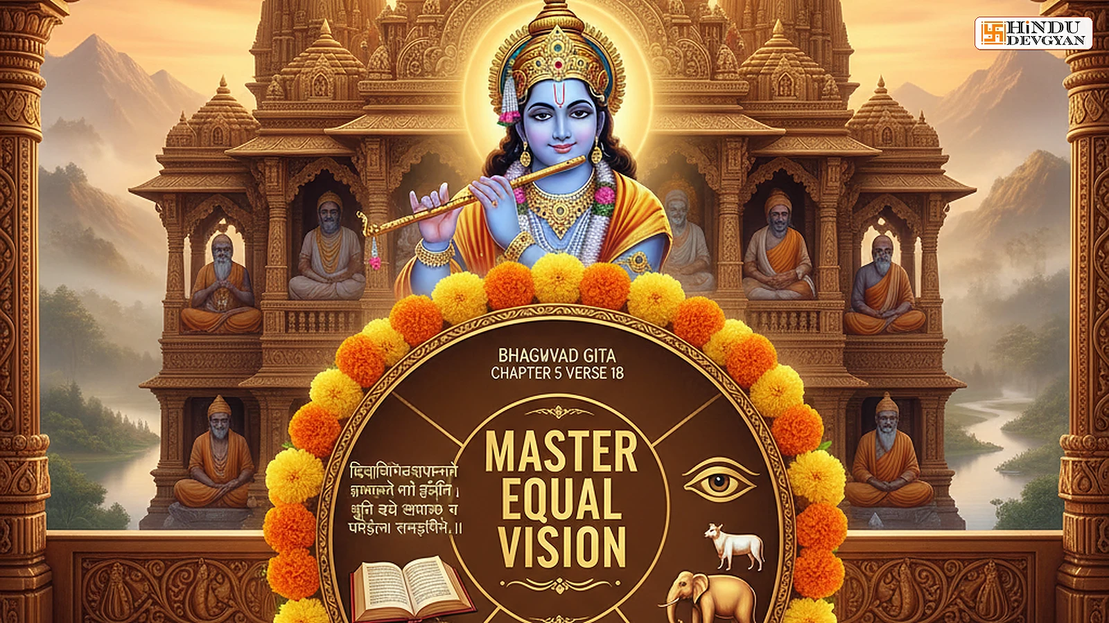 Master Equal Vision: Bhagavad Gita Chapter 5 Verse 18 Reveals the Secret to Spiritual Peace