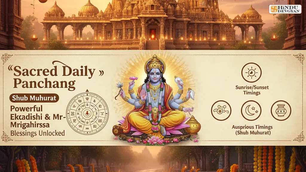 Sacred Daily Panchang Shubh Muhurat: Powerful Ekadashi & Mrigashirsha Blessings Unlocked