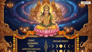 Cosmic Alignments Today: Sacred Hasta Nakshatra & Sadhya Yoga Panchang Insights