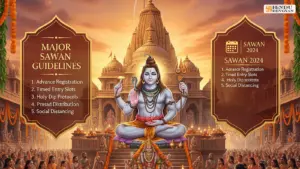 Sacred Dawn: Mass Devotion at Kashi Vishwanath Dham as Major Sawan Monday Guidelines Released