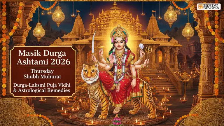 Masik Durga Ashtami 2026: Thursday Shubh Muhurat, Durga-Lakshmi Puja Vidhi & Astrological Remedies