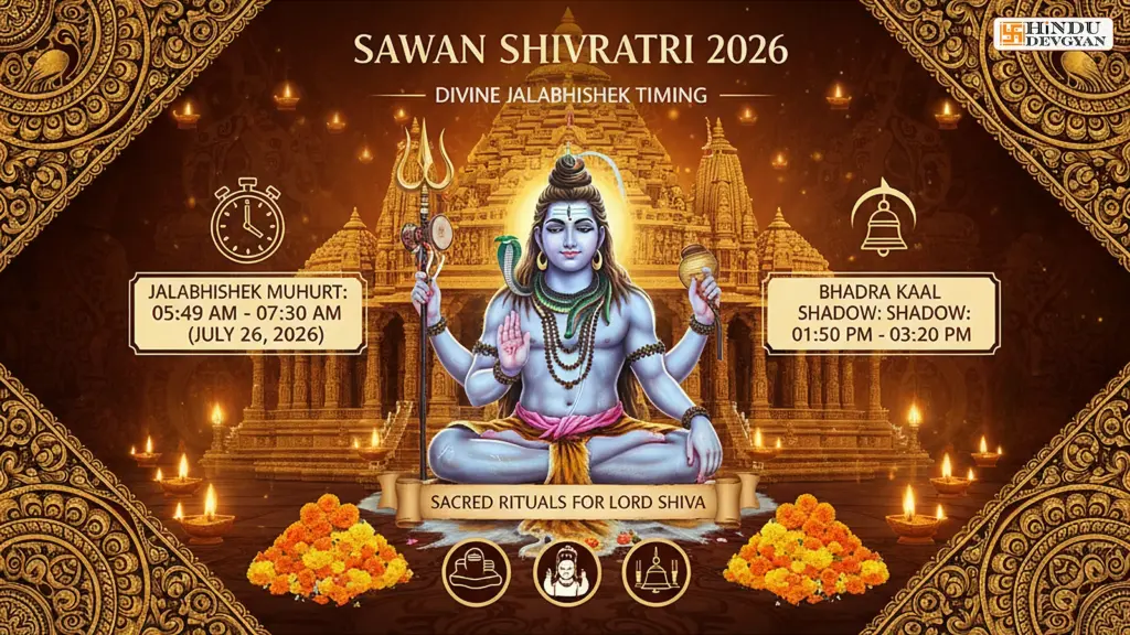 Sawan Shivratri 2026: Divine Jalabhishek Timing, Bhadra Kaal Shadow, and Sacred Rituals for Lord Shiva
