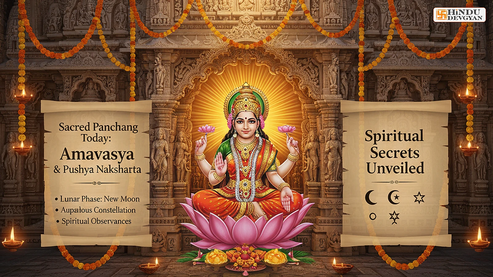 Sacred Panchang Today: Amavasya & Pushya Nakshatra Spiritual Secrets Unveiled