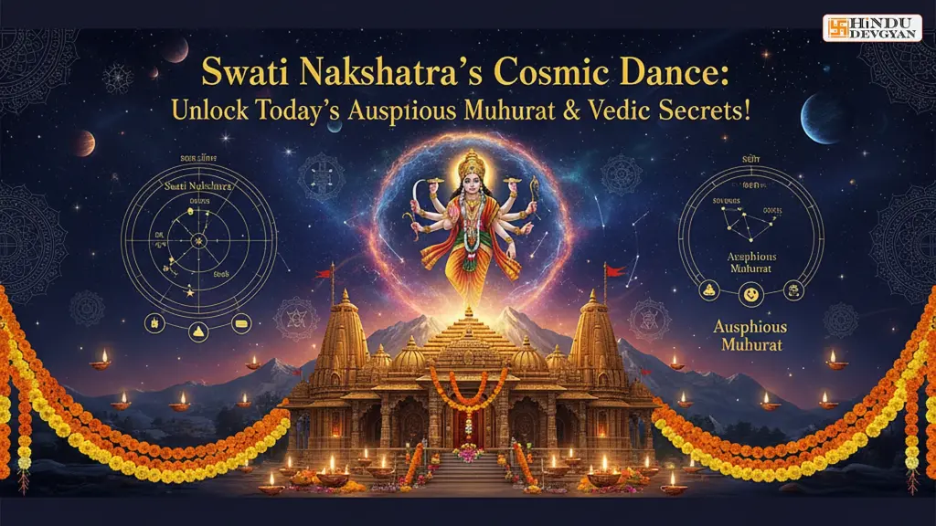 Swati Nakshatra’s Cosmic Dance: Unlock Today’s Auspicious Muhurat & Vedic Secrets!