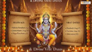 Sacred Calendar: Upcoming Hindu Festivals This Week (Aug 16–23, 2026) & Divine Vrat Dates