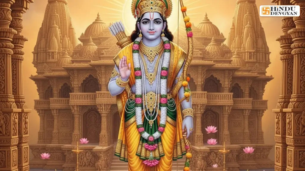 Lord Rama during Dussehra Puja 2026